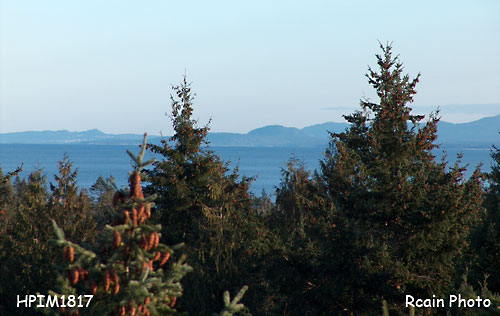 looking towards Vanciouver island