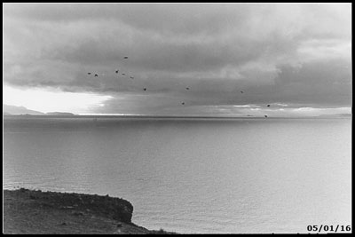 Looking south from the cliffs